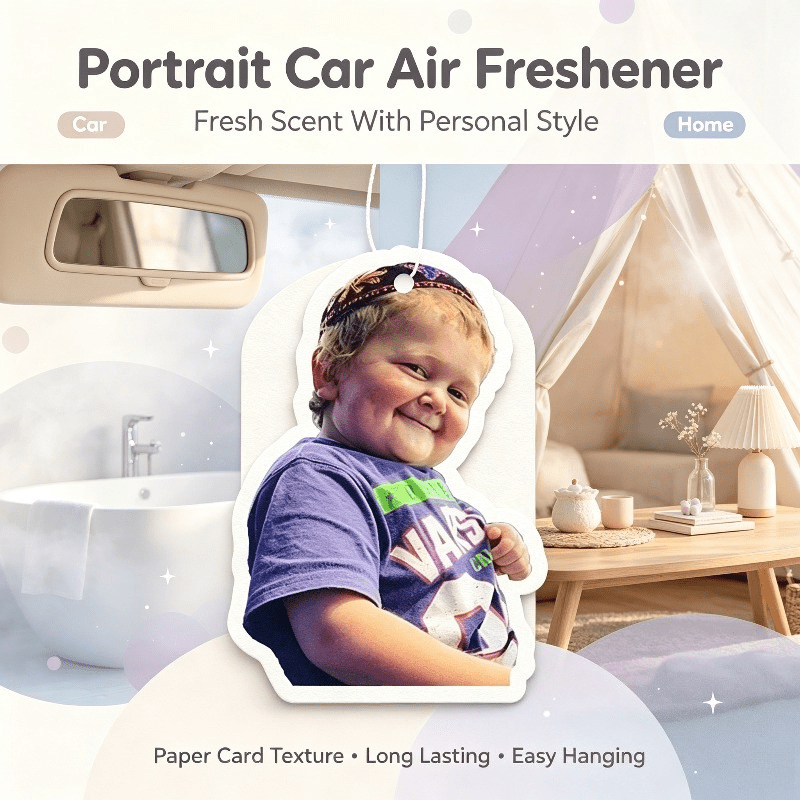Car Air Freshener - Car Air Freshener Funny Smiling Boy