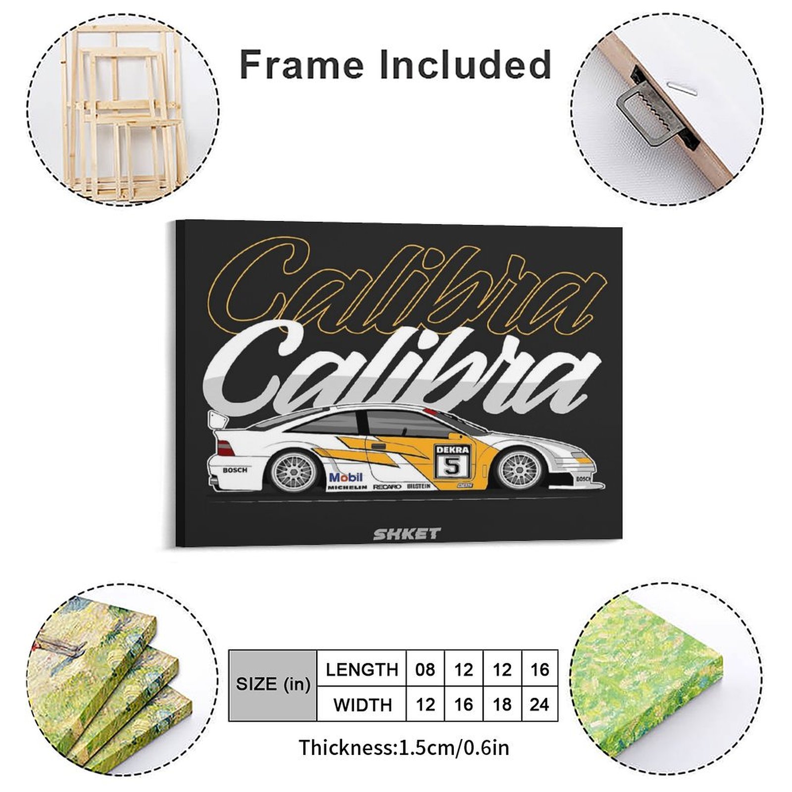Opel Calibra Dtm Race Car Canv - Car Mirror review and price