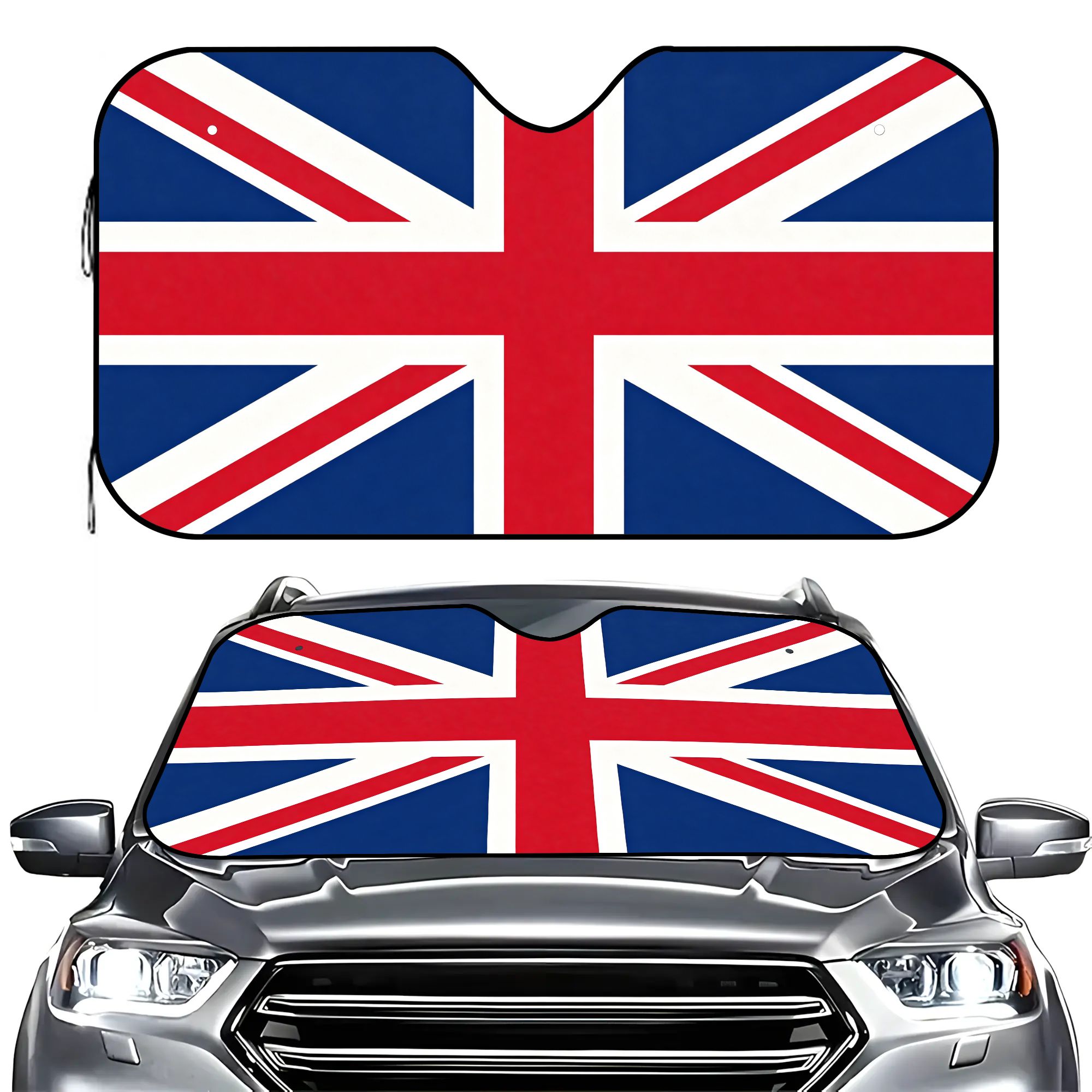 UK Flag Car Windshield Sun Sha - Windshield Sun Shade review and price