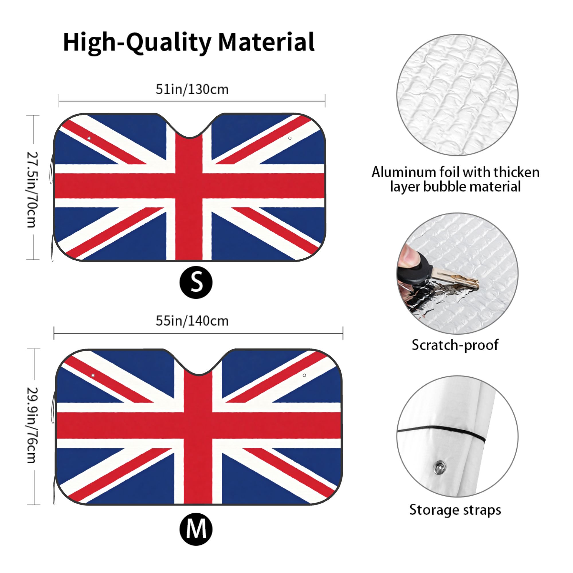 UK Flag Car Windshield Sun Sha - Windshield Sun Shade review and price