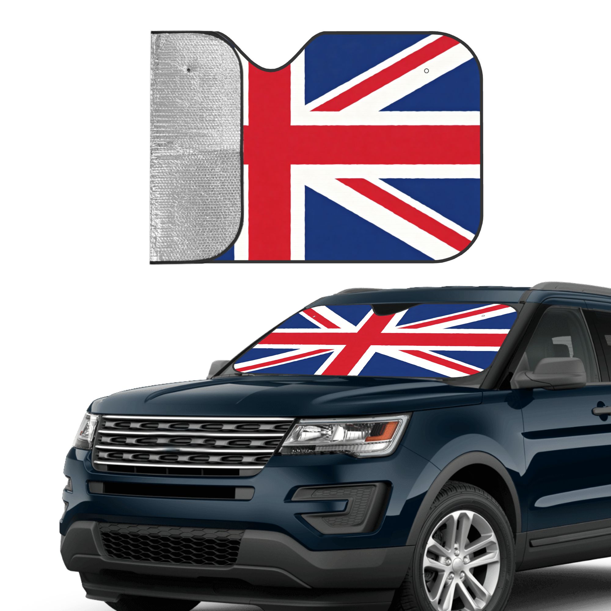UK Flag Car Windshield Sun Sha - Windshield Sun Shade review and price
