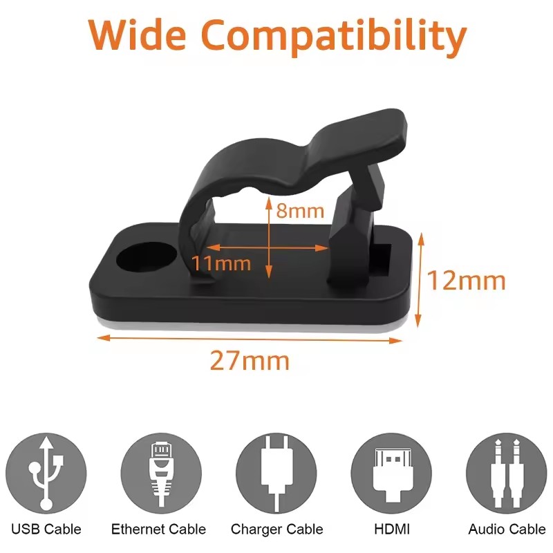 Self Adhesive Cable Clips Cord - Car Cable Organizer review and price