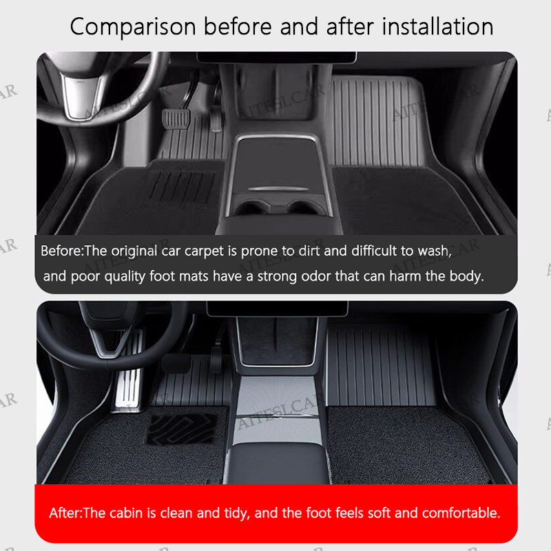 AITESLCAR For Tesla Floor Mat  - Car Floor Mat review and price