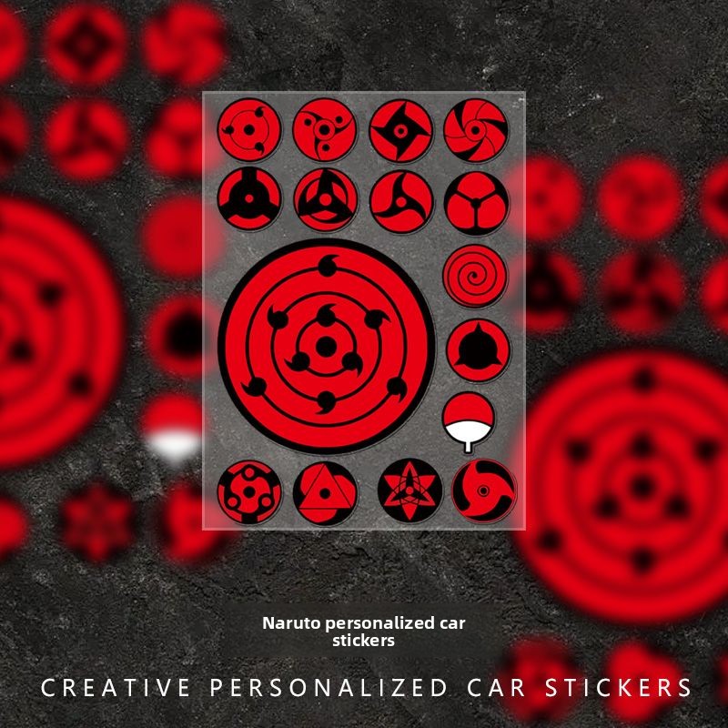 Sharingan Eye Die-cut Sticker  - Car Accessories Japanese review and price