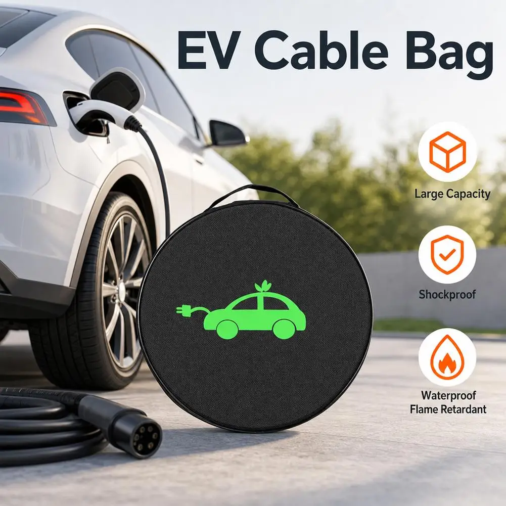 EV Car Battery Jumper Cable Ba - Car Cable Organizer review and price