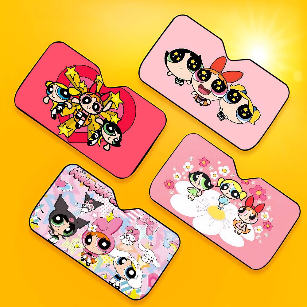 Cute-P-pOwerPuff-G- Girls Styl - Windshield Sun Shade review and price