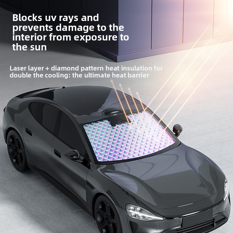 For Tesla Model 3 Y S X YL Jun - Windshield Sun Shade review and price