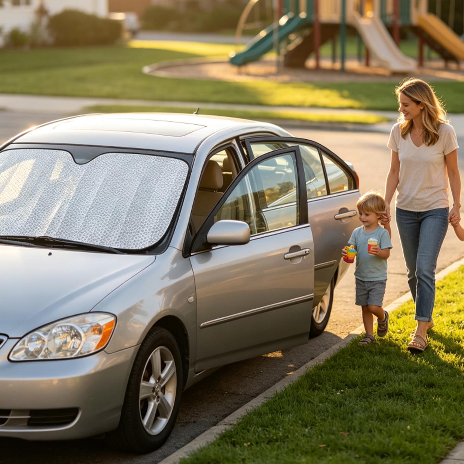 Car Windshield Sun Shade Unive - Windshield Sun Shade review and price
