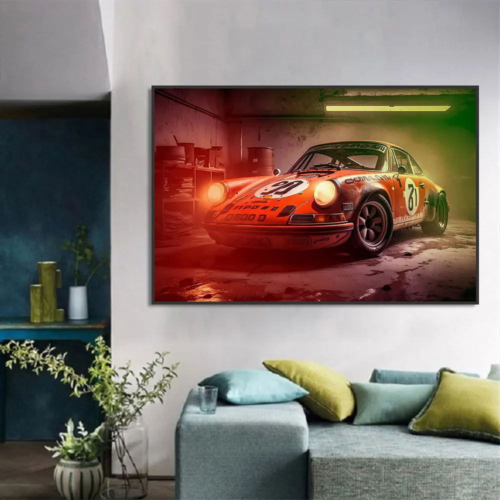 1pc Frameless Canvas Painting  - Car Mirror review and price